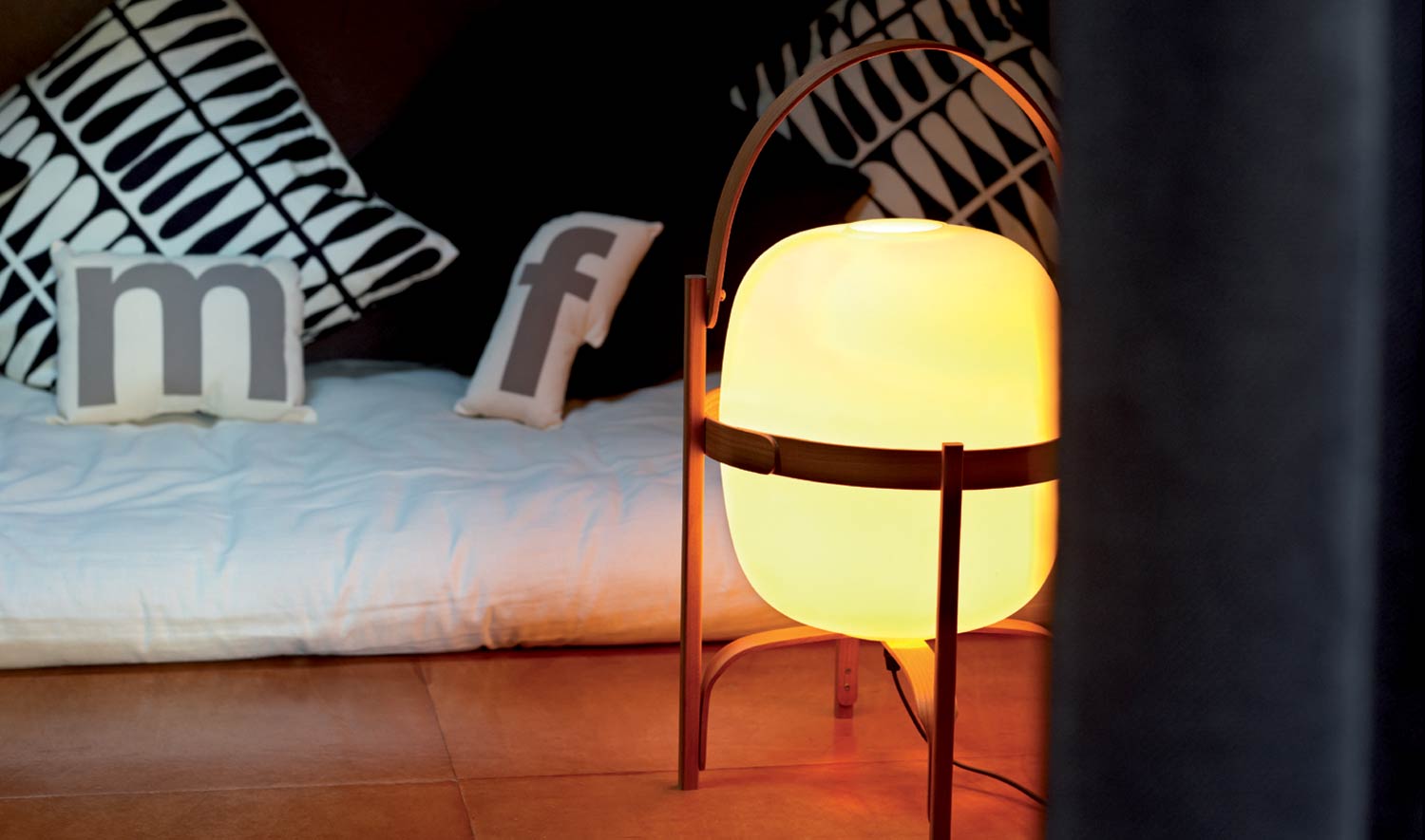 Tischlampe Cesta
