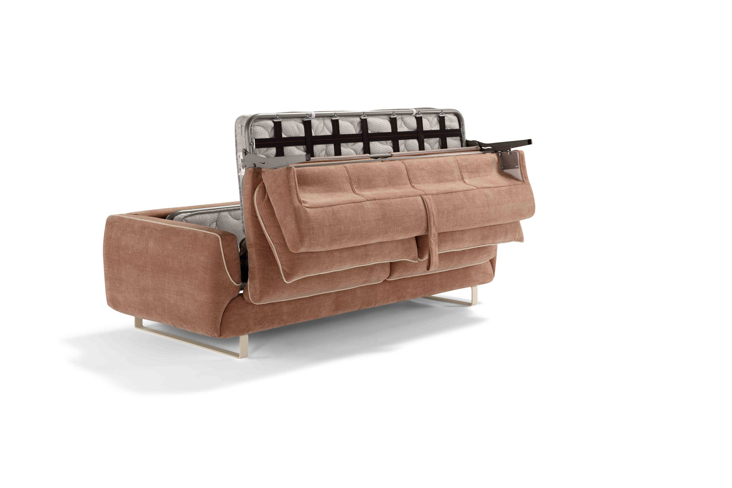 Canapé convertible Cannes Dienne Salotti | véritable matelas | revêtement lavable
