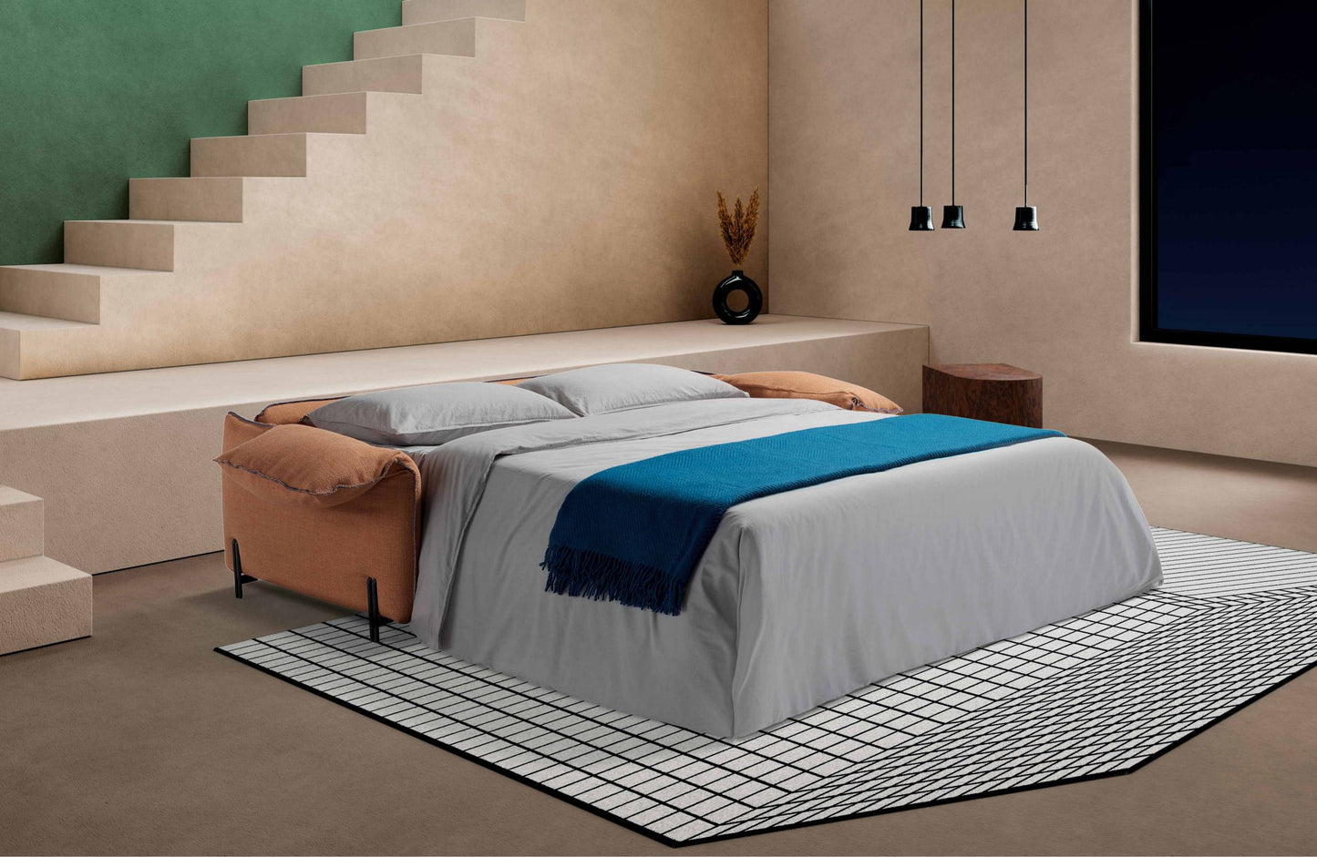 Sofa Bed Cloud Dienne Salotti | Comfort & Design | Removable Cover
