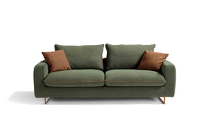 Sofa Bed Club Dienne Salotti | Real Mattress | Removable Cover