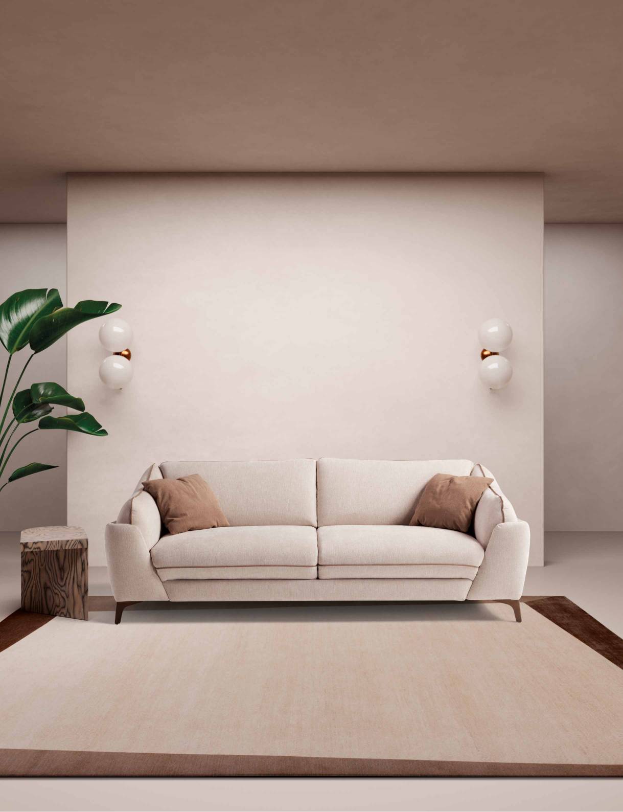 Schlafsofa Dune Dienne Salotti | echte Matratze | waschbarer Bezug