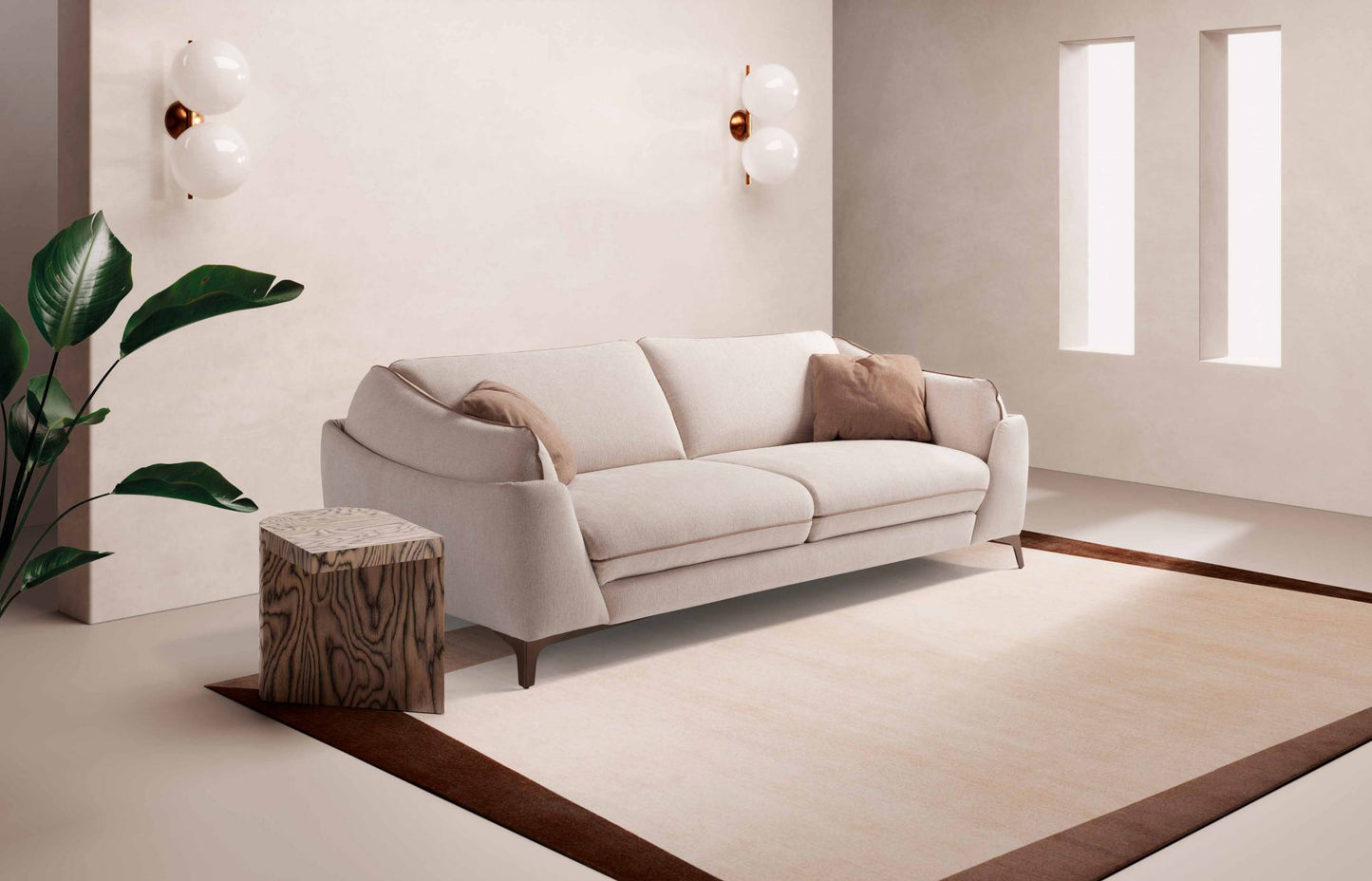 Schlafsofa Dune Dienne Salotti | echte Matratze | waschbarer Bezug