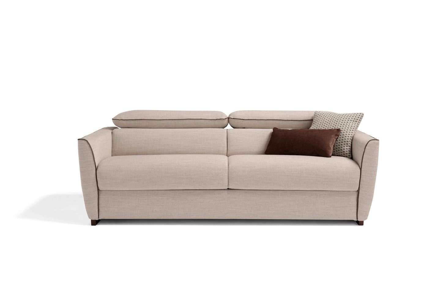 Canapé-lit Fellini Dienne Salotti | véritable matelas | housse lavable
