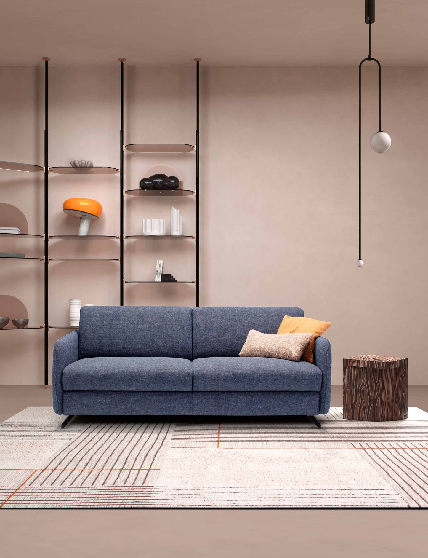Canapé-lit Revival fabriqué en Italie | véritable matelas | housse lavable