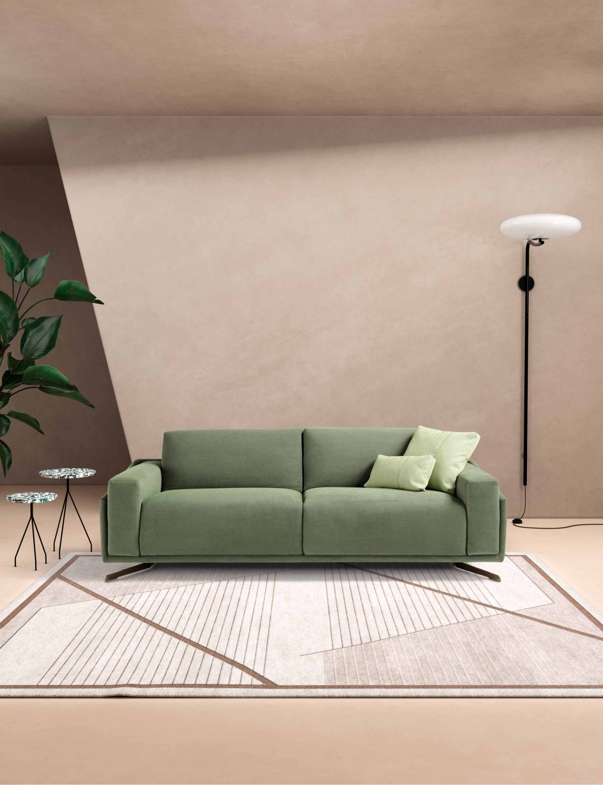 Canapé-lit Space made in Italy | véritable matelas | housse lavable