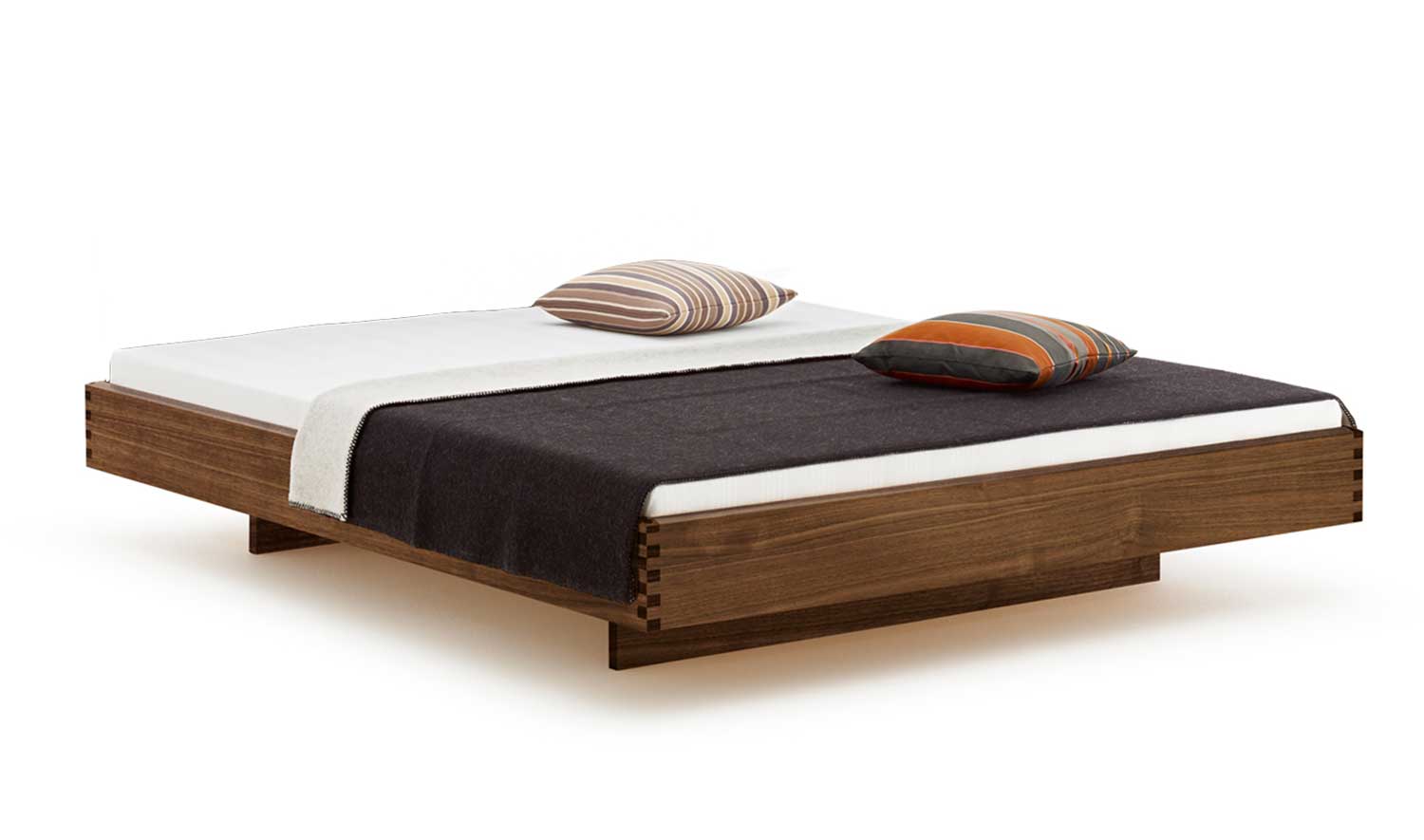 Bett Step-X XL mit Holzkufen Holzmanufaktur