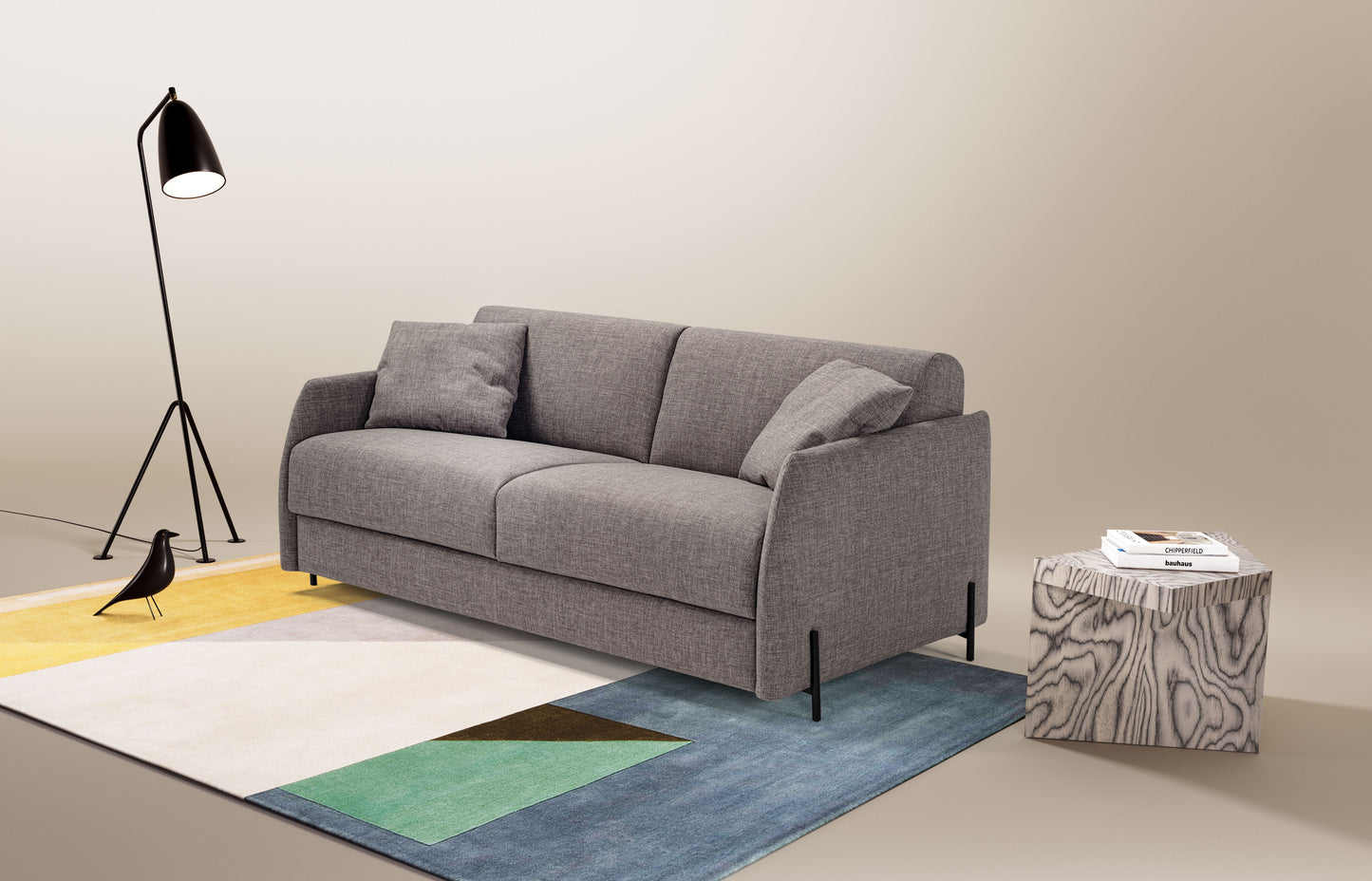 Schlafsofa Modern Dienne Salotti | Komfort & Design mit abnehmbarem Bezug