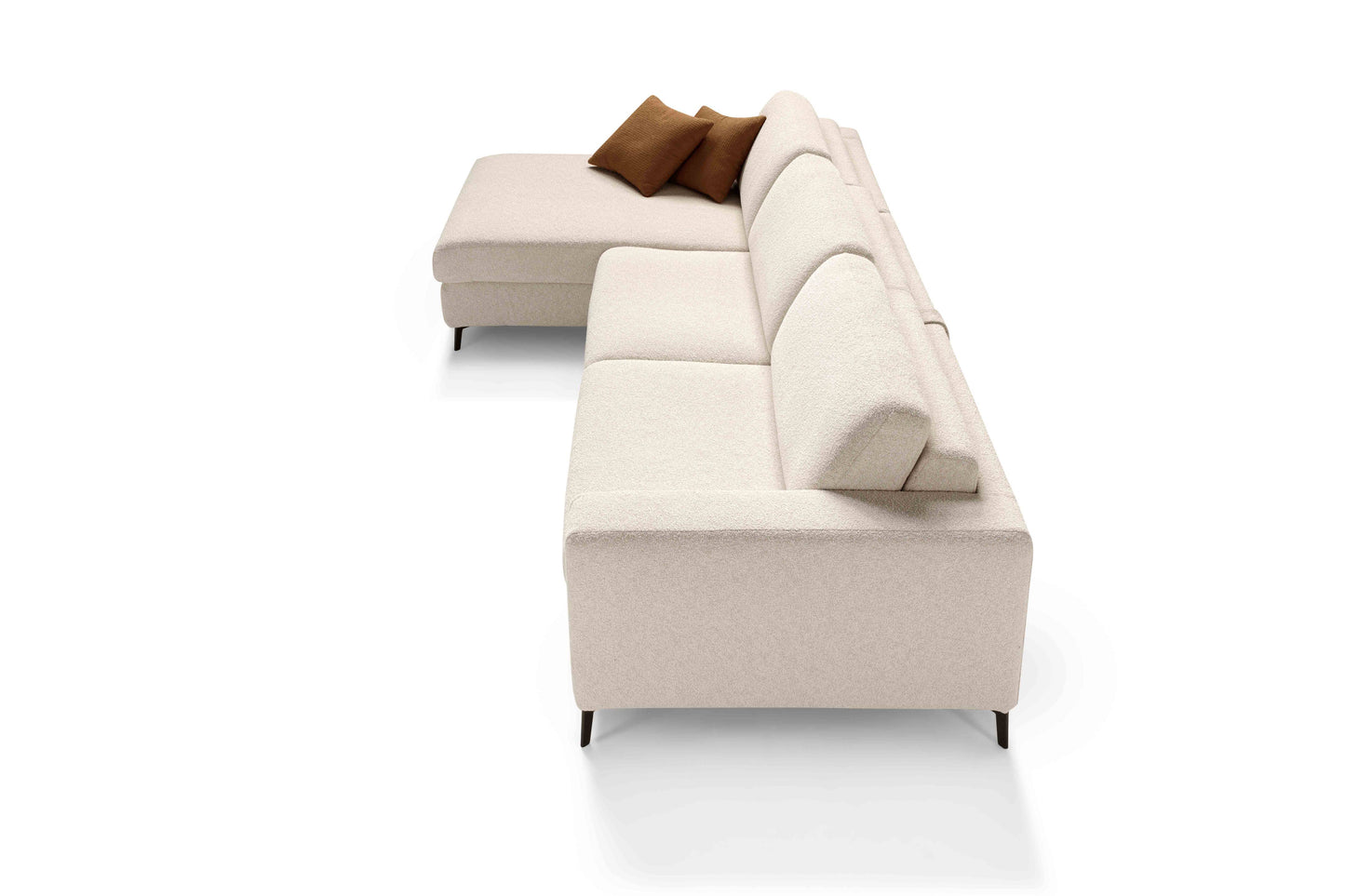Canapé-lit d'angle Lisbona | design intemporel | housse amovible