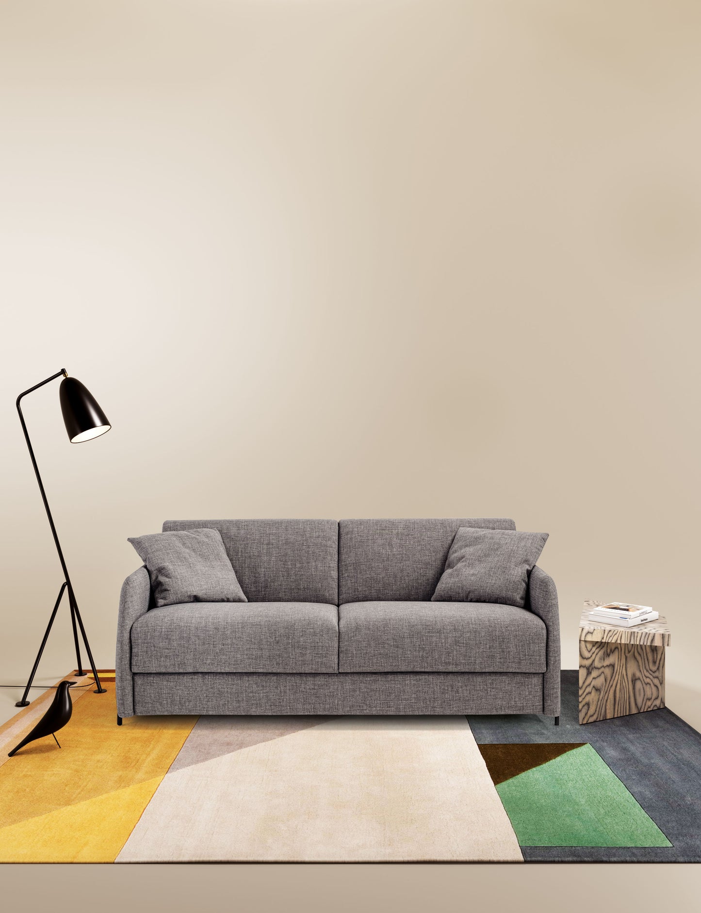 Schlafsofa Modern Dienne Salotti | Komfort & Design mit abnehmbarem Bezug