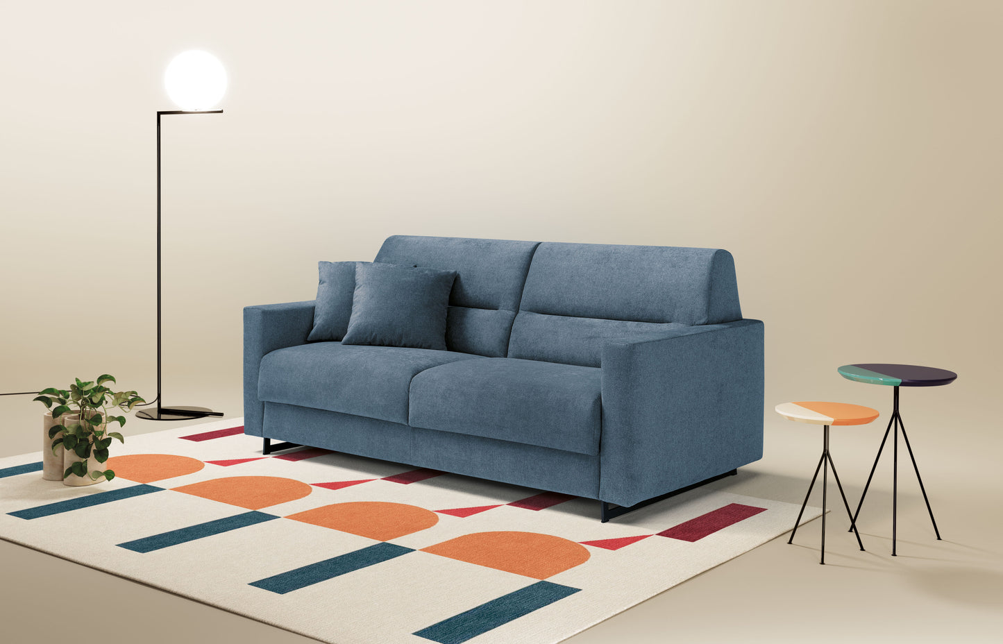 Schlafsofa Oslo Dienne Salotti | Komfort & Design | Bezug abnehmbar