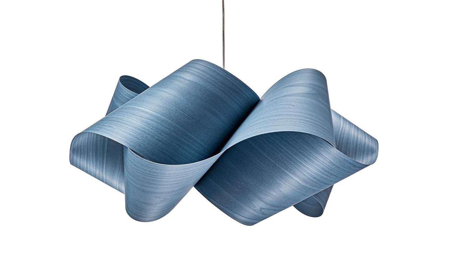 Pendelleuchte Swirl Blau_CHW28 / Large