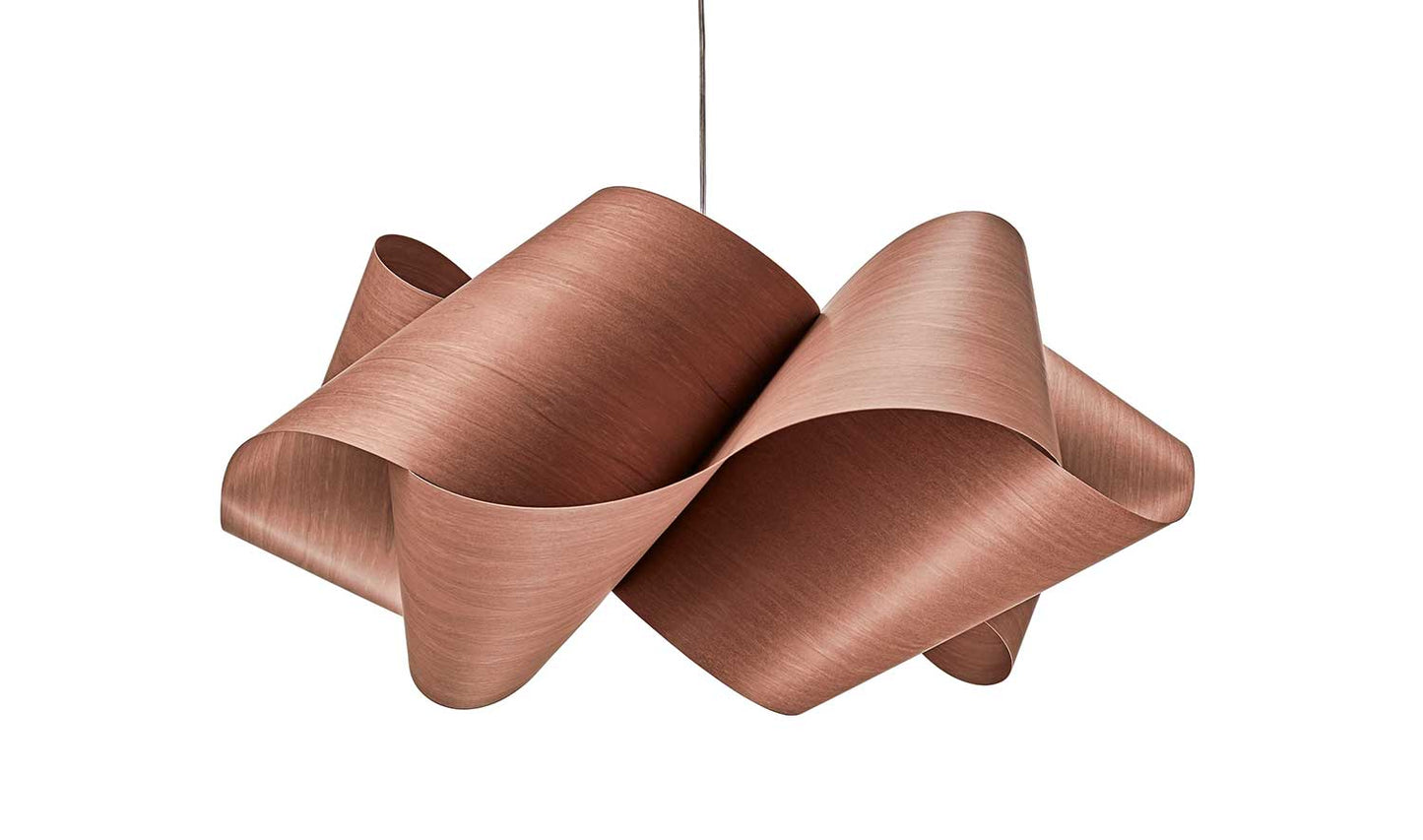 Pendelleuchte Swirl Schokobraun_CHW31 / Large