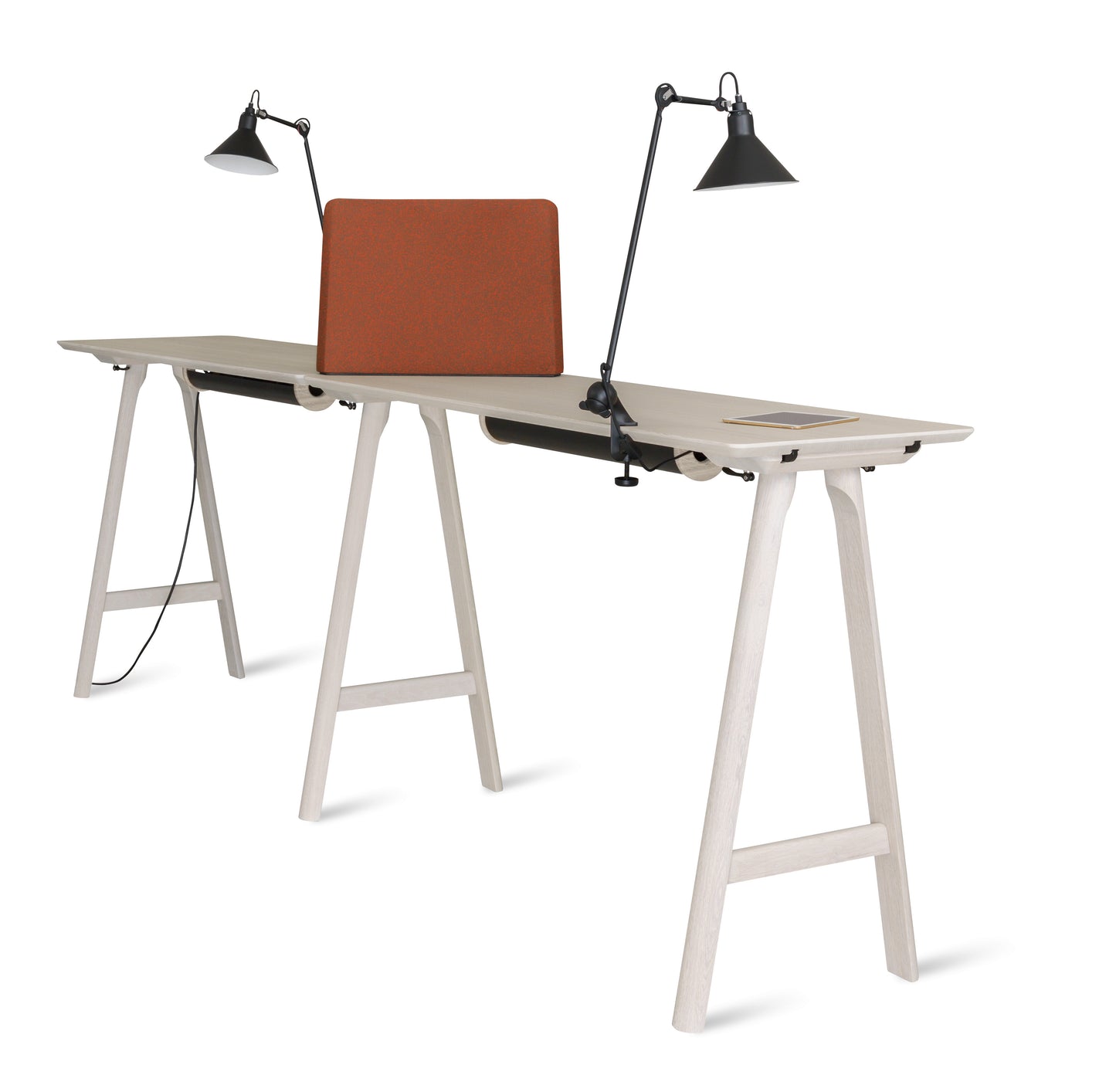 Table en bois massif Rail High